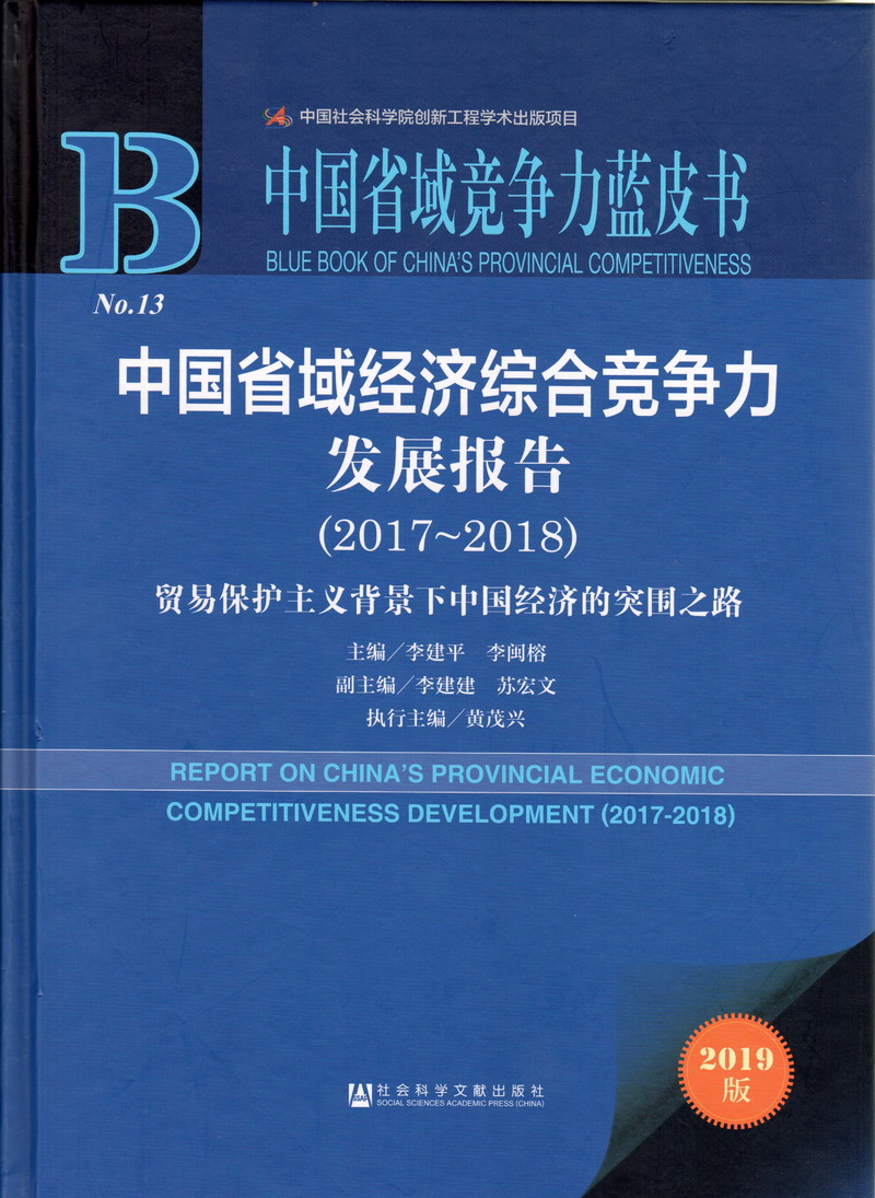 美女被大几把操一区中国省域经济综合竞争力发展报告（2017-2018）